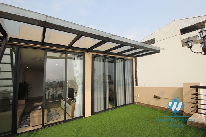 Lovely penthouse apartment rental with a beautiful terrace and West lake view
